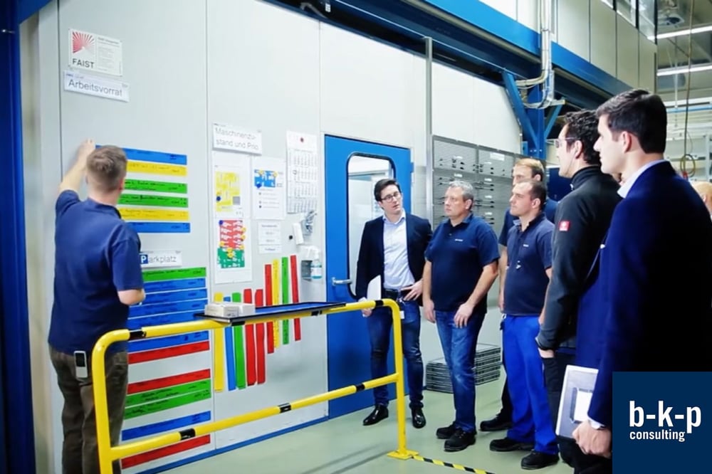 Lean Production mit BKP Consulting erfolgreich im Unternehmen einführen und etablieren
